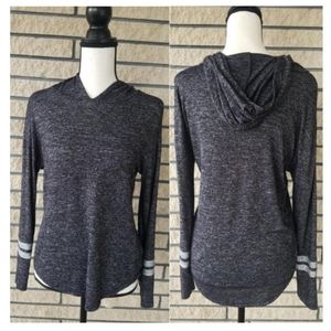 Justice Pullover Hoodie Sweater Gray Size 16